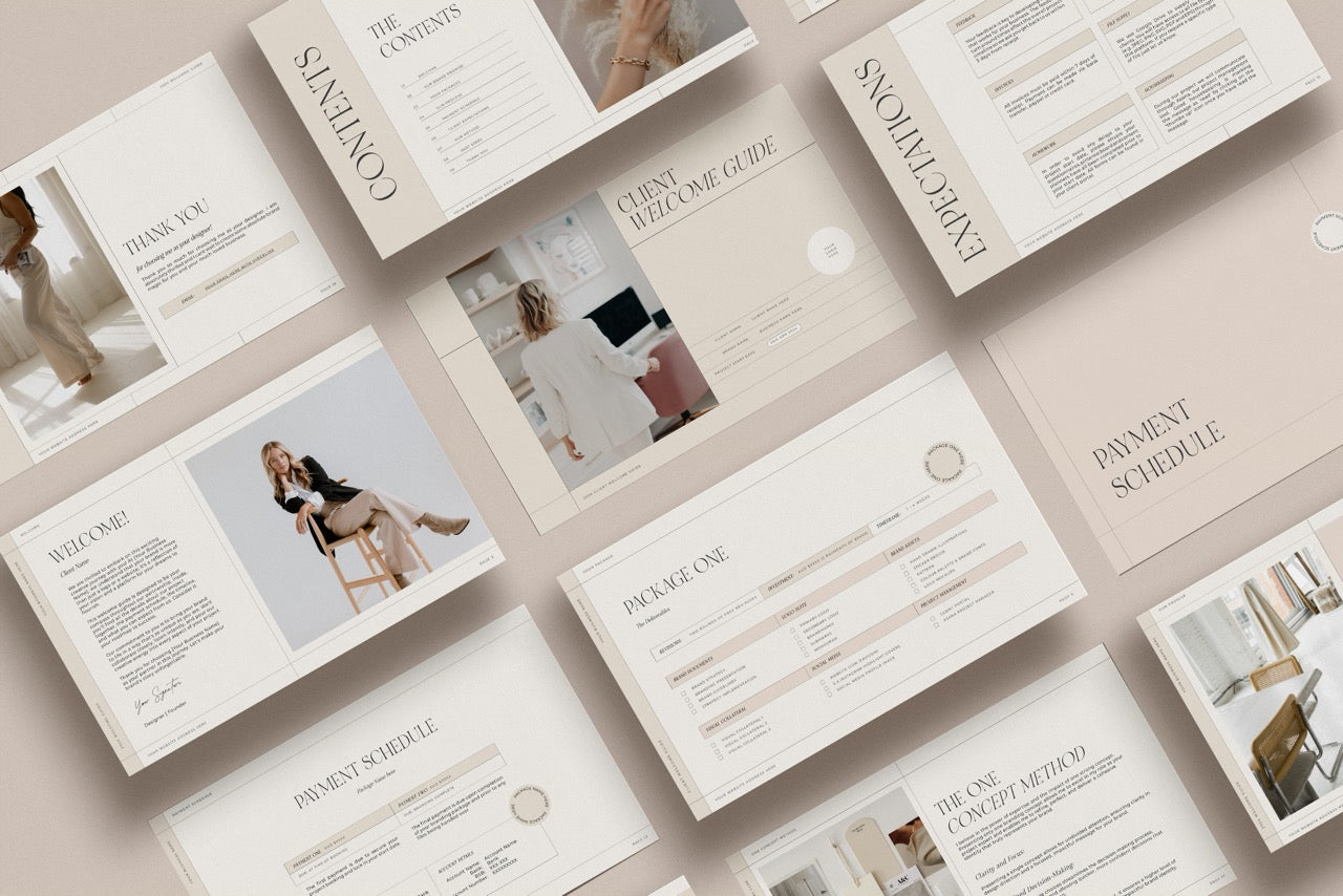 Branding Client Welcome Guide Template