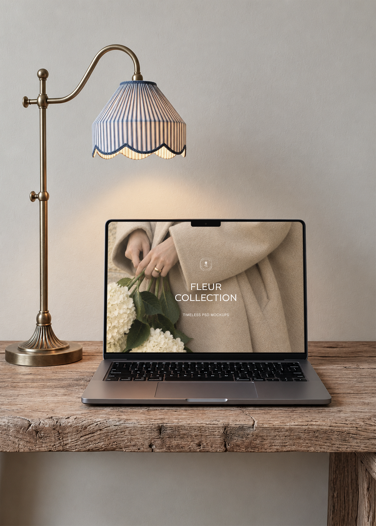 PSD mockup with minimalist aesthetic, luxury editorial setting. iPhone, stationery, and paper mockups for designers and creatives.