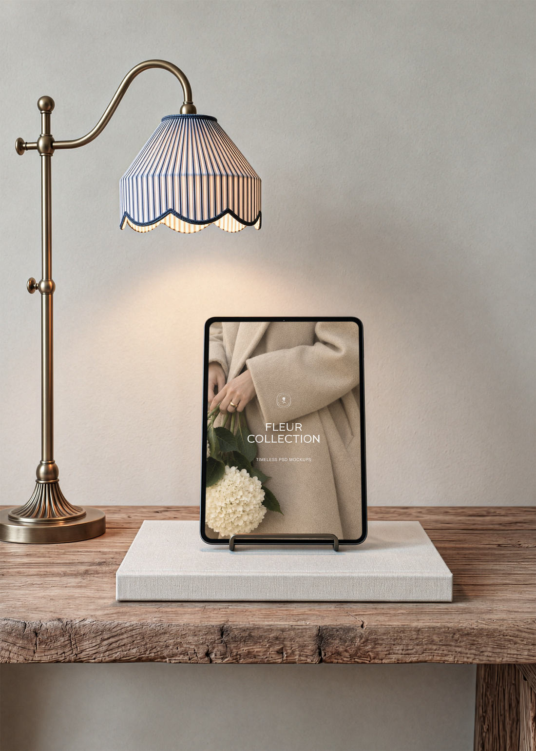 PSD mockup with minimalist aesthetic, luxury editorial setting. iPhone, stationery, and paper mockups for designers and creatives.