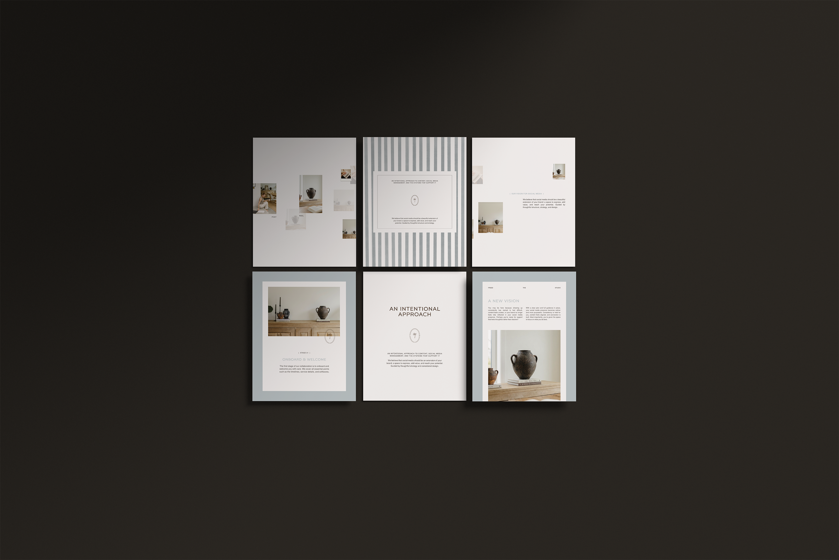 Instagram post templates for Canva with scrapbook editorial minimalist design for creatives and social media managers