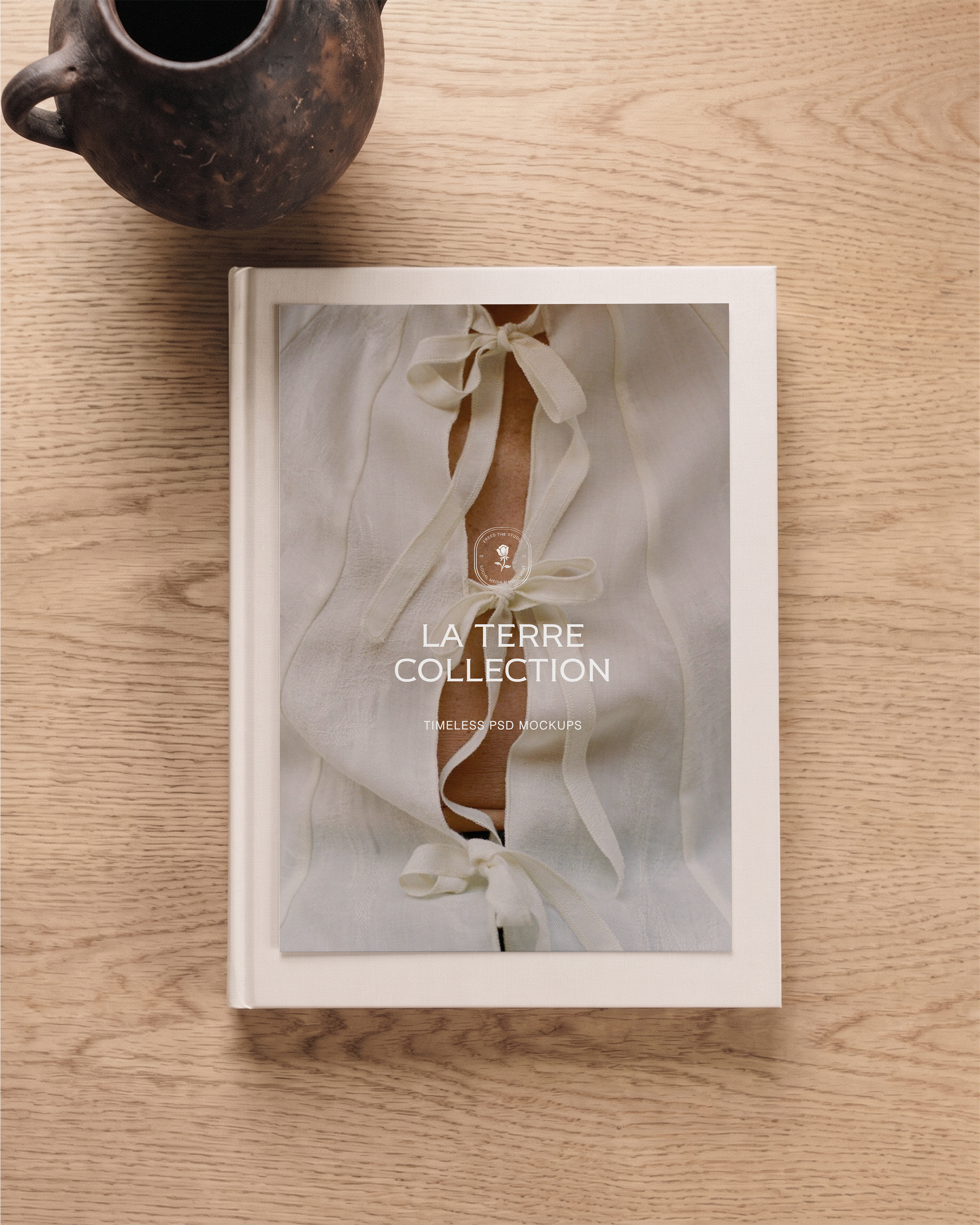 PSD mockup with minimalist aesthetic, luxury editorial setting. iPhone, stationery, and paper mockups for designers and creatives.