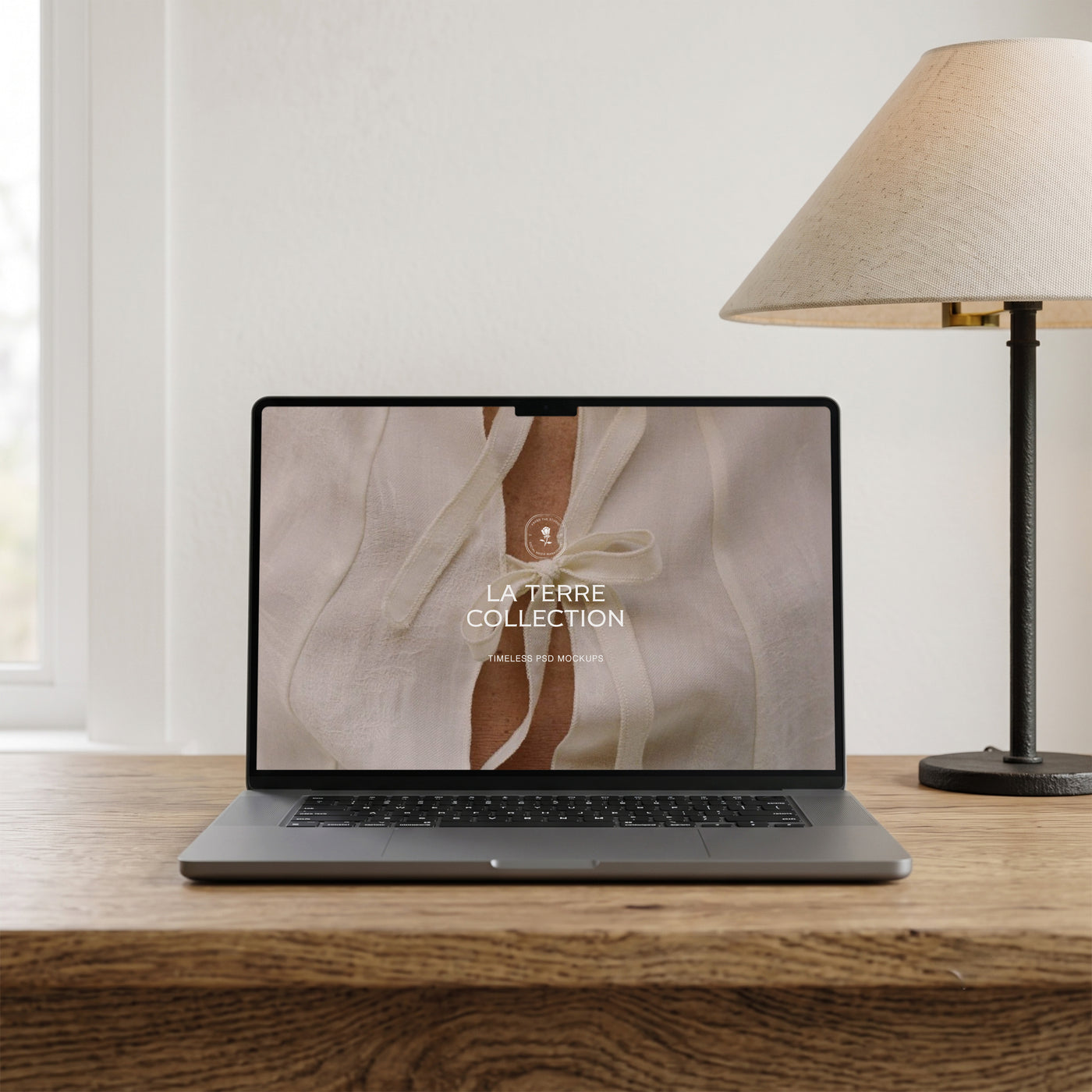 PSD mockup with minimalist aesthetic, luxury editorial setting. iPhone, stationery, and paper mockups for designers and creatives.